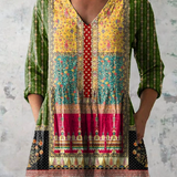 Nicoletta | Blusa lunga con scollo a V