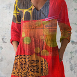 Virginia | Blusa lunga con scollo a V