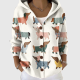 Ivana | Cardigan comodo in maglia con cappuccio