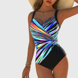 Rebecca | Costume da bagno elasticizzato con dettaglio incrociato