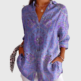 Antonia | Blusa leggera e colorata con stampa