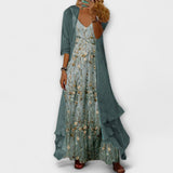 Virginia | Set elegante con abito lungo in due pezzi