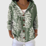 Viola | Cardigan comodo in maglia con cappuccio