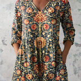 Filomena | Blusa lunga con scollo a V