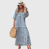 Azzurra | Abito lungo boho
