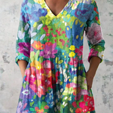 Elvira | Blusa lunga con scollo a V