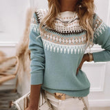 Carmela | Maglione con motivo norvegese