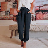 Raffaella | Pantaloni eleganti con coulisse
