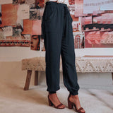 Raffaella | Pantaloni eleganti con coulisse