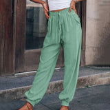 Raffaella | Pantaloni eleganti con coulisse
