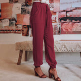 Raffaella | Pantaloni eleganti con coulisse