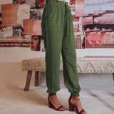 Raffaella | Pantaloni eleganti con coulisse