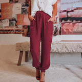 Raffaella | Pantaloni eleganti con coulisse