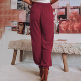 Raffaella | Pantaloni eleganti con coulisse