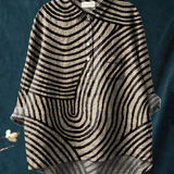 Gemma | Camicia casual con stampa a cerchi e linee