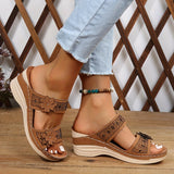 Beatrice | Sandali comfort con zeppa