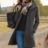 Iris | Cappotto con un bottone