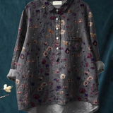 Rachele | Camicia casual con stampa floreale