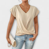 Emilia | Top elegante con scollo a V