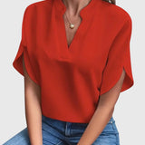 Matilde | Blusa morbida ed elegante con scollo a V