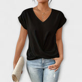 Emilia | Top elegante con scollo a V