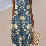 Delia | Abito midi boho
