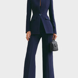 Serena | Completo elegante con pantaloni a vita alta