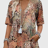 Anna | Abito midi elegante a fiori