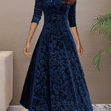 Nadia | Abito elegante in velluto per le feste