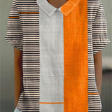 Bruna | Camicia a righe con blocchi di colore