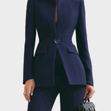 Serena | Completo elegante con pantaloni a vita alta