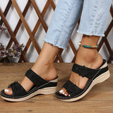 Beatrice | Sandali comfort con zeppa