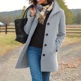 Iris | Cappotto con un bottone