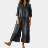 Enrica | Salopette in denim di cotone