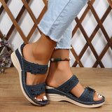 Beatrice | Sandali comfort con zeppa