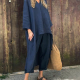 Lucilla | Completo drappeggiato elegante