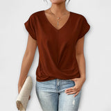 Emilia | Top elegante con scollo a V