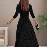 Nadia | Abito elegante in velluto per le feste