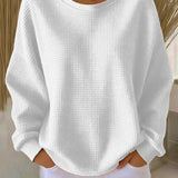 Enrica | Maglione in maglia a nido d'ape