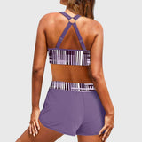 Erica | Bikini a vita alta a righe