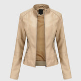 Giorgina | Giacca in pelle elegante da donna