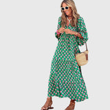 Azzurra | Abito lungo boho