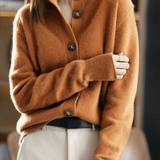 Luna | Gilet in cashmere stile retrò