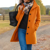 Iris | Cappotto con un bottone