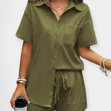 Nunzia | Completo comodo con camicia e pantaloncini