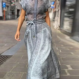 Diana | Completo boho stampato in due pezzi