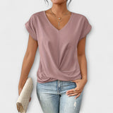 Emilia | Top elegante con scollo a V
