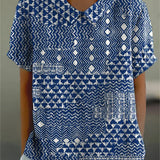 Aurelia | Camicia con stampa tribale