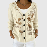 Stefania | Cardigan comodo in maglia con bottoni