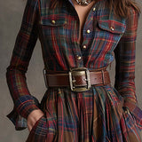 Mirella | Camicia lunga con cintura